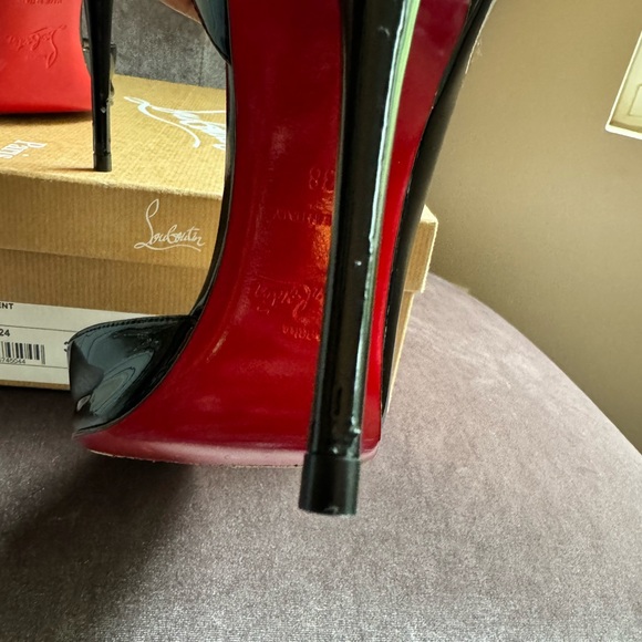 Christian Louboutin Iriza Pump in Black Patent Leather